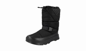 Bluey Rain Boots Prada Men's Black Apres Ski Booties Boots 2UE024