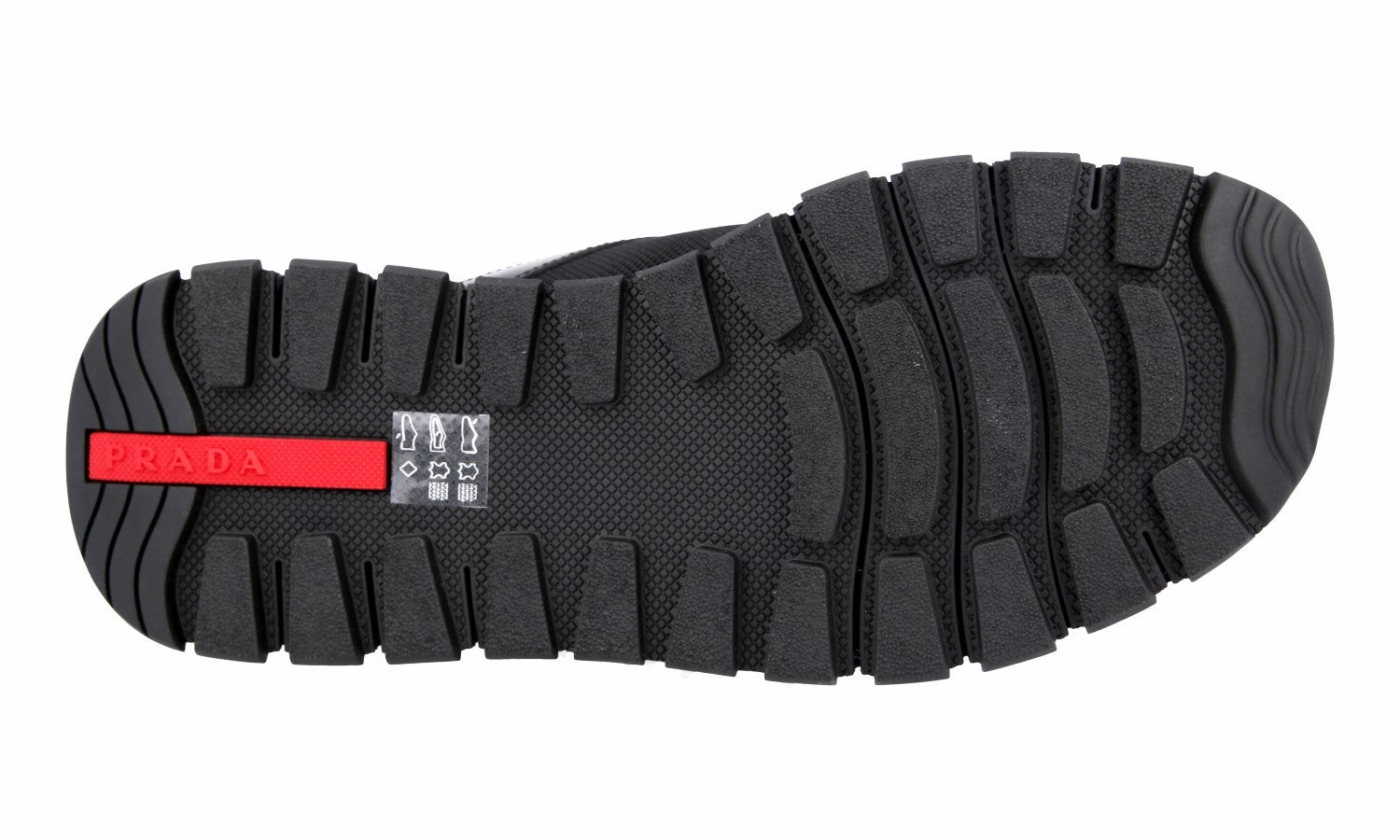 Sandals For Comfort Walking Prada Men's Black Brushed Spazzolato Sandals 4X3251