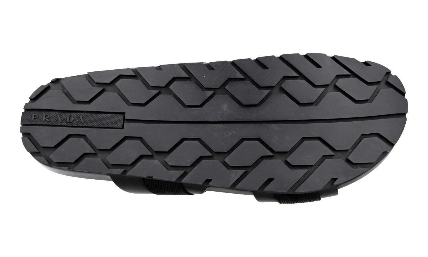 Sandals Gladiator Prada Men's Black Leather Sandals 2X3002