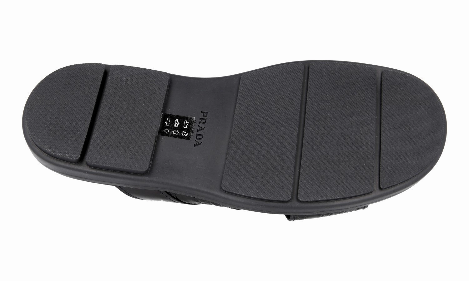 Strappy Gladiator Sandals Prada Men's Black Leather Sandals 2X3058