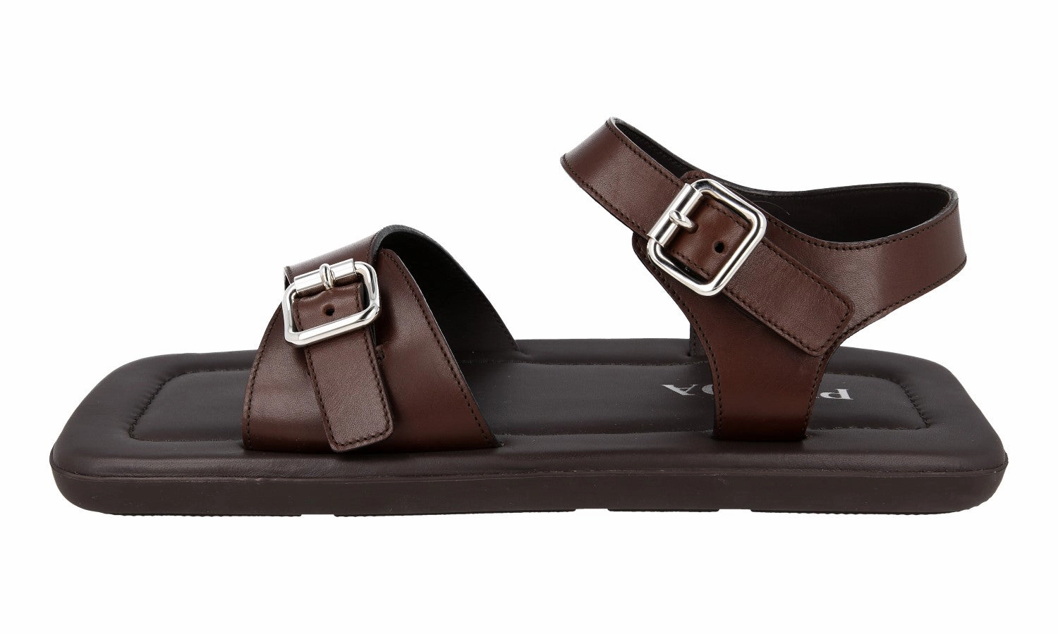 Hotel Jamaica Montego Bay Prada Men's Brown Leather Sandals 2X3071