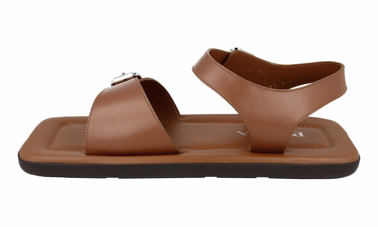 Steve Sandals Prada Men's Brown Leather Sandals 2X3071