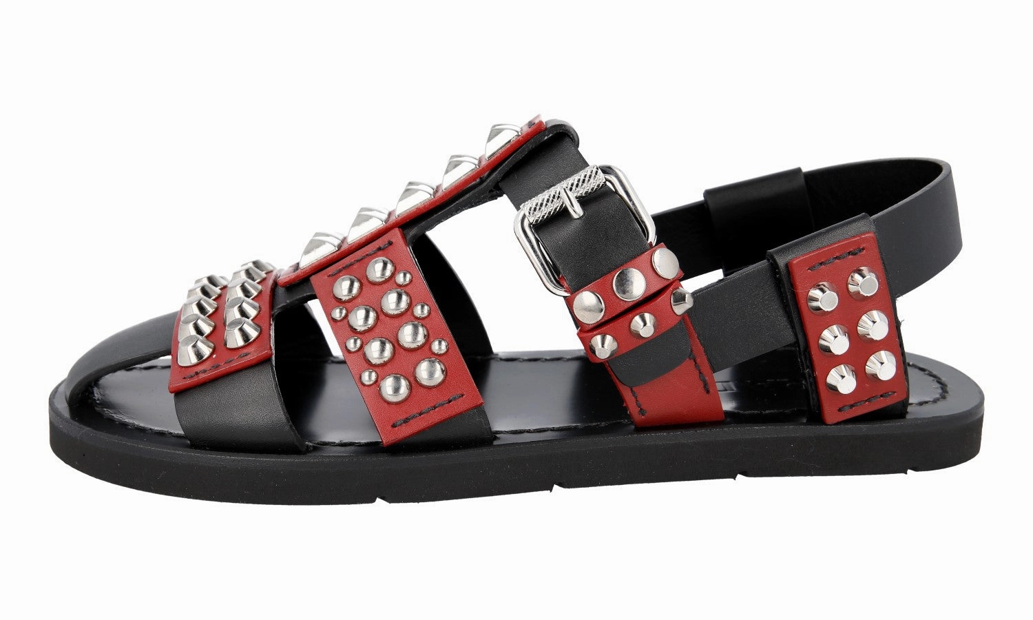 Sandals Bahamas All Inclusive Prada Men's Multicoloured Leather Sandals 2X3008