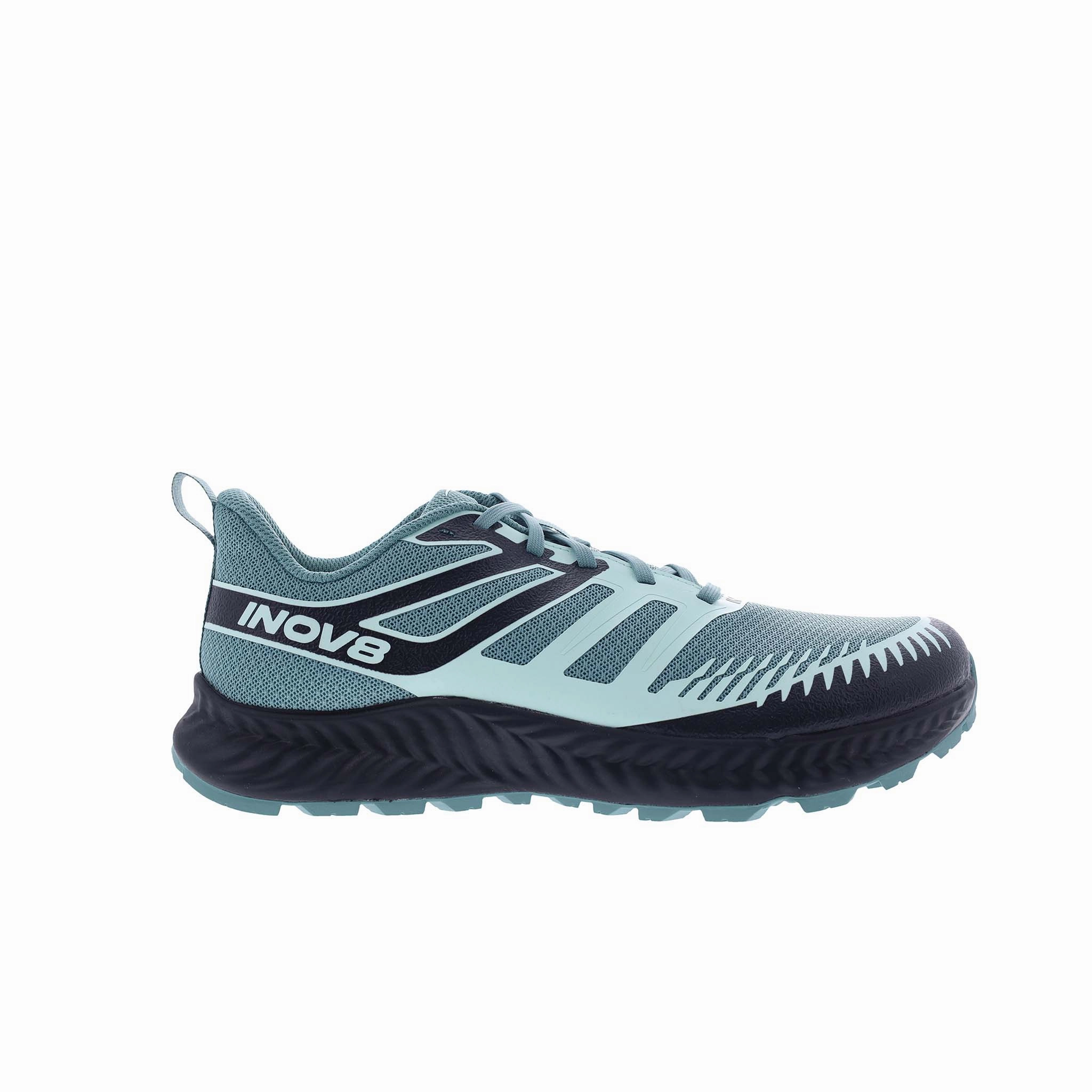 Best Hiking Shoes For Mountain Trails INOV8 | Women's TrailFly Running Shoes - Light Green/Dark Teal