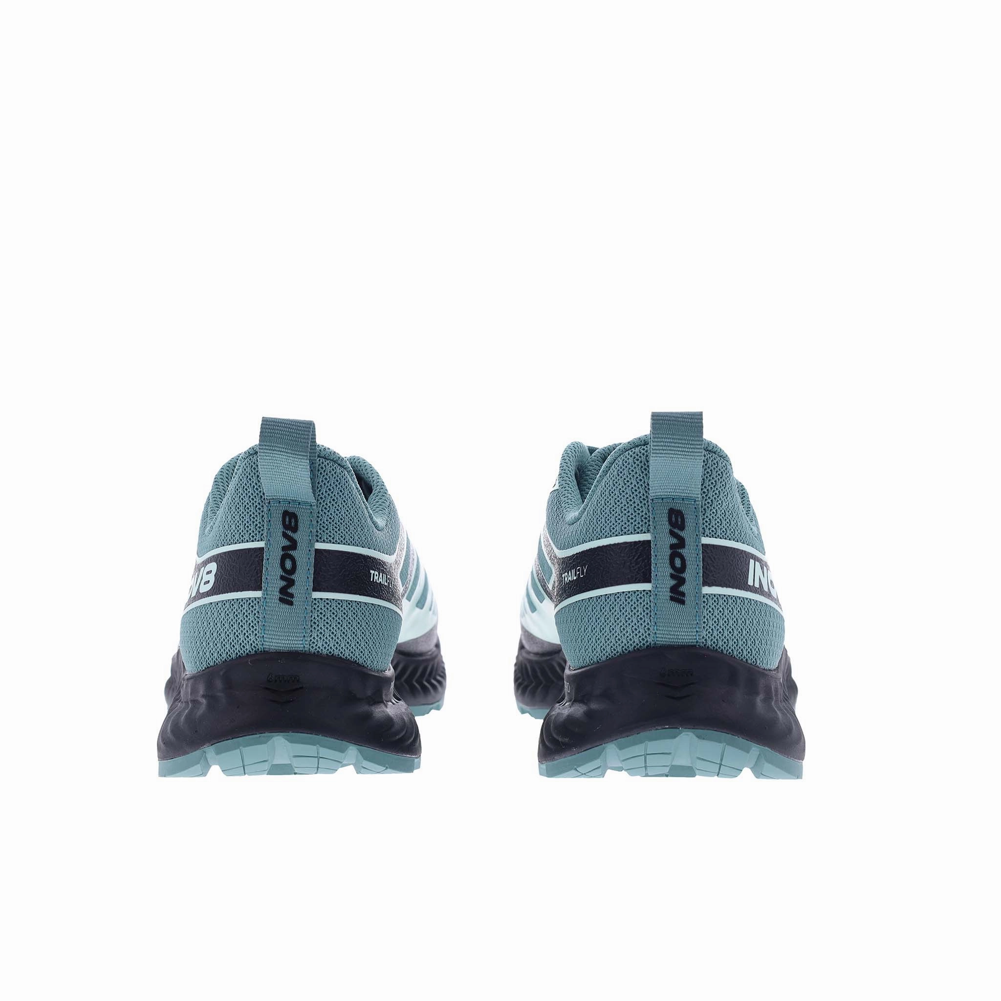 Hiking In Trail Running Shoes INOV8 | Women's TrailFly Running Shoes - Light Green/Dark Teal