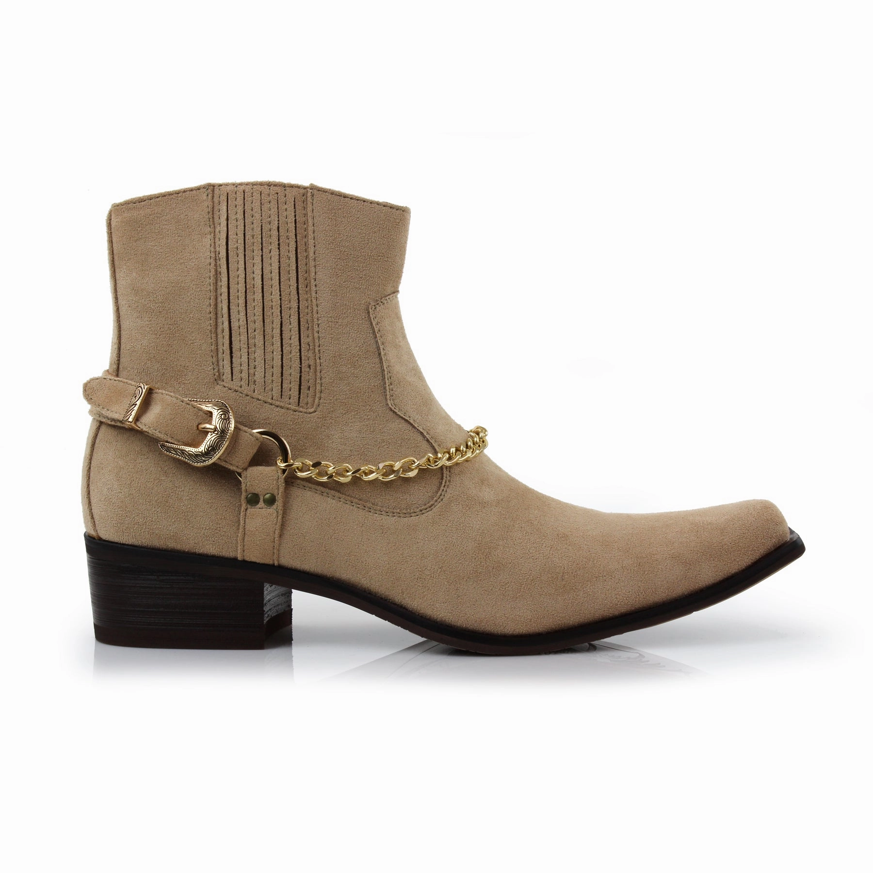 REYES Stitch Detail Chelsea Boots