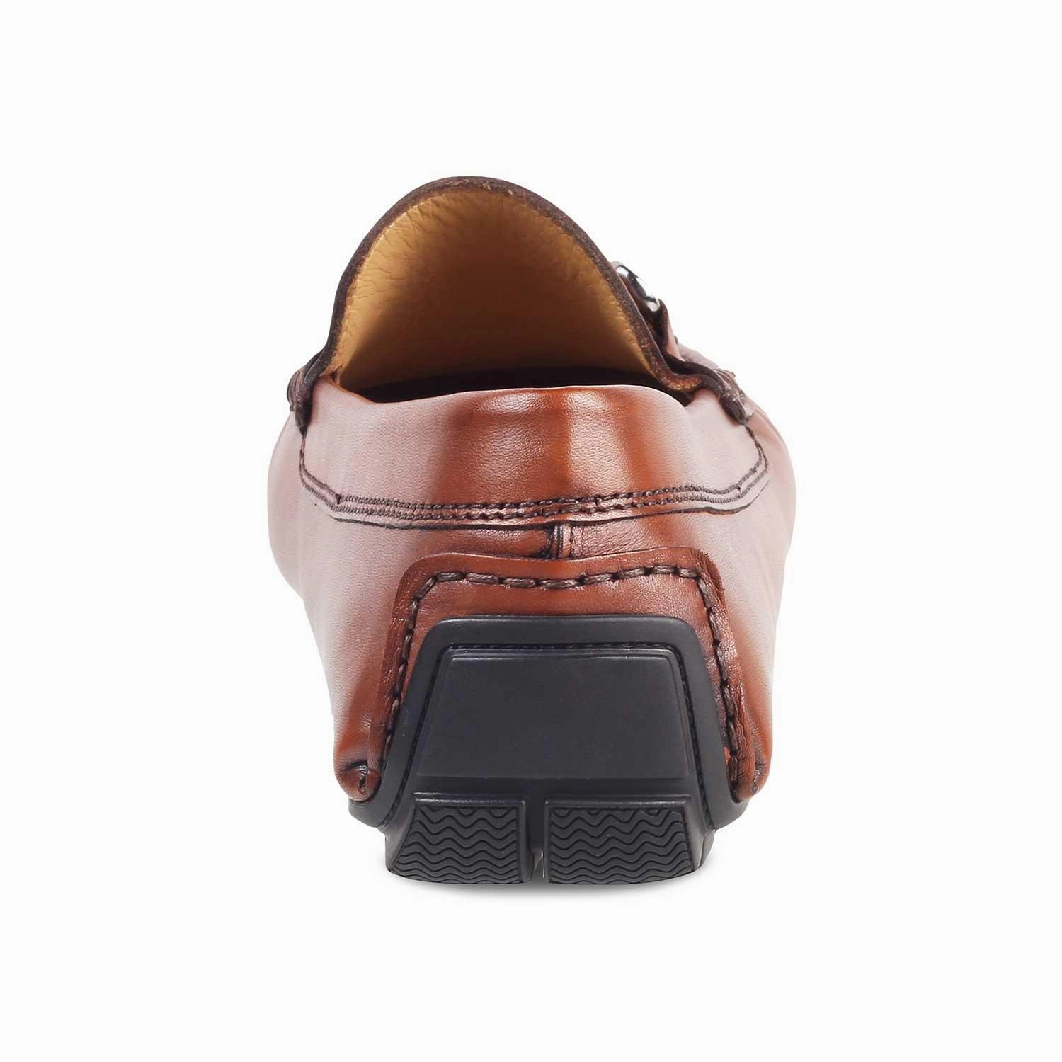 The Prodo Brown Men's Handcrafted Leather Driving Loafers Tresmode Loro Loafers