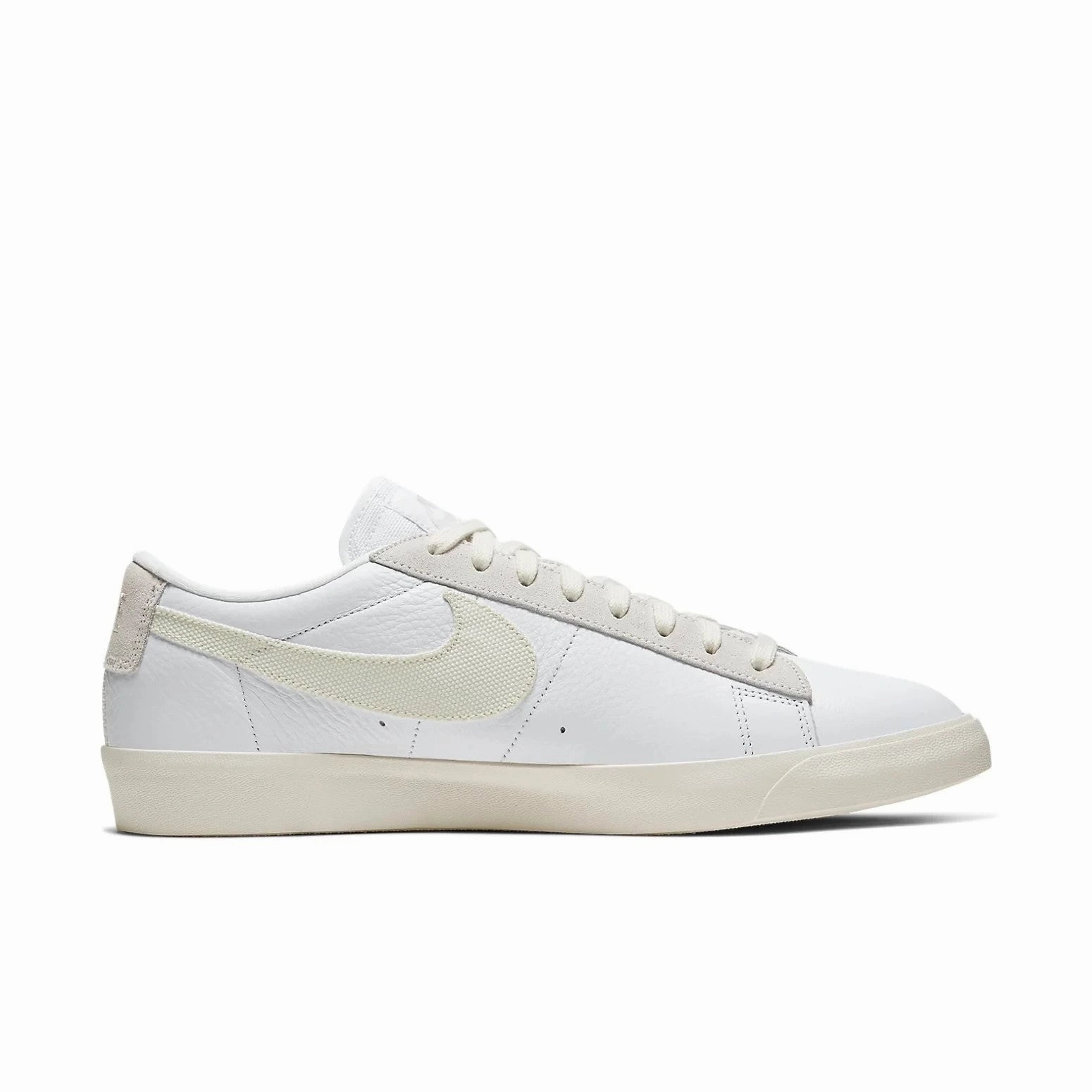 Nike Blazer Low CW7585-100 Sneakers Men's Platinum Tint Leather Lifestyle Shoes Nike Shiny Shoes