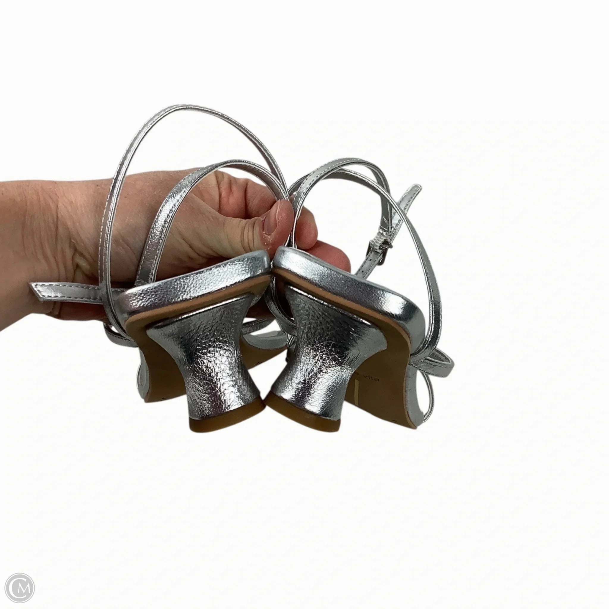 Shoes Heels Kitten By Dolce Vita In Silver, Size: 7.5 Heel Inserts For High Heels