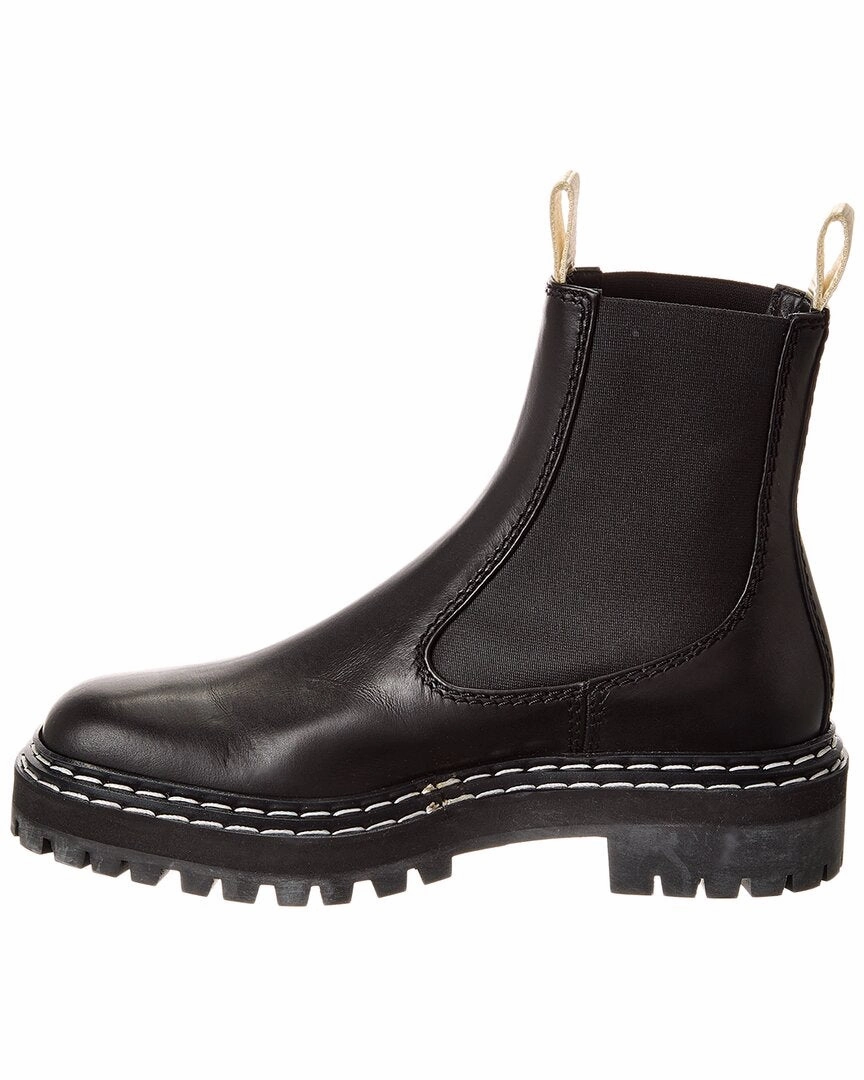 Proenza Schouler Leather Chelsea Boot Full Grain Chelsea Boots