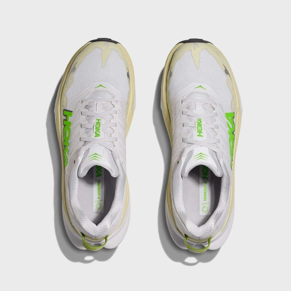 Hoka Womens Torrent 4 Trail Running Shoes White Outdry Trail Shoes