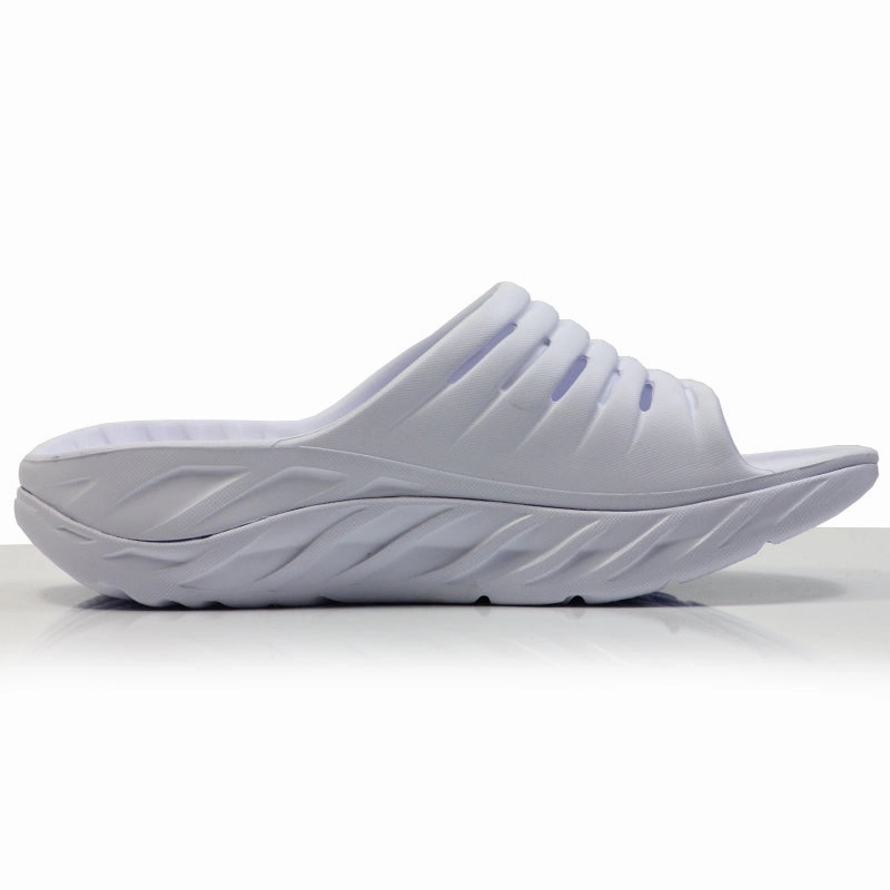 Hoka One One Ora Unisex Recovery Slide - White/White Running Shoes Vs Training Shoes