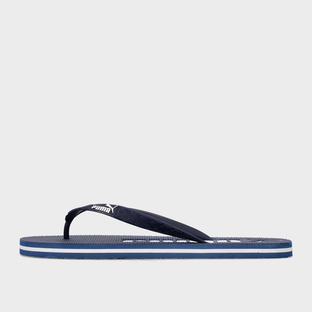 Puma Mens Essential Flip Thong Sandals Navy Boba Slippers