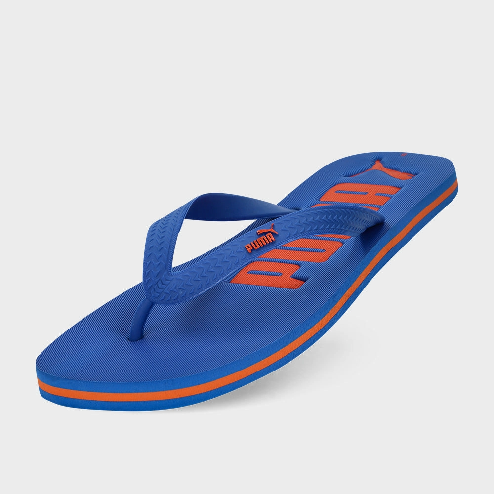 Puma Mens First Flip Thong Sandals Blue Flip Flops With Bows On Them