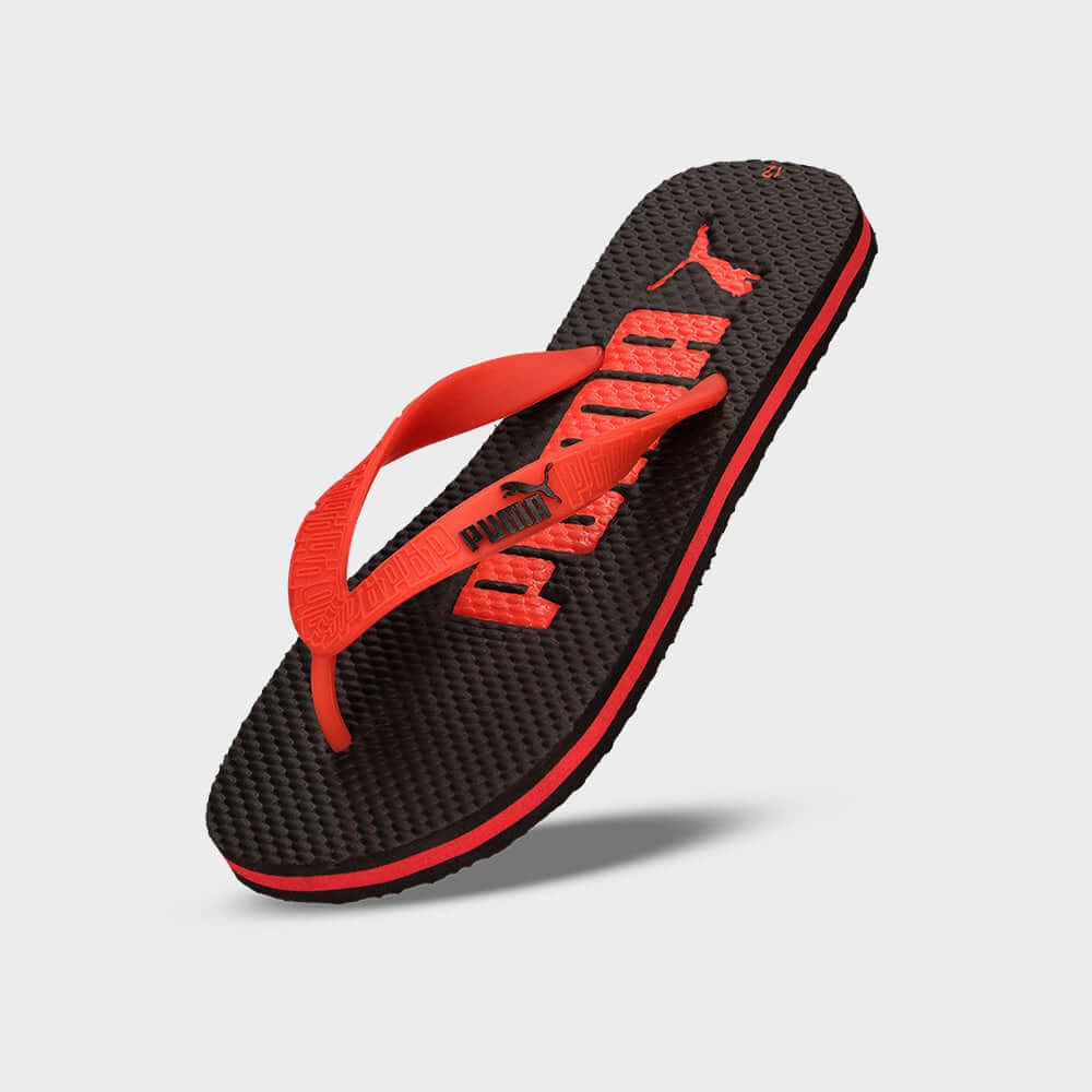 Retro Flip Flops Puma Youth Essential Flip Ii Thong Sandals Black