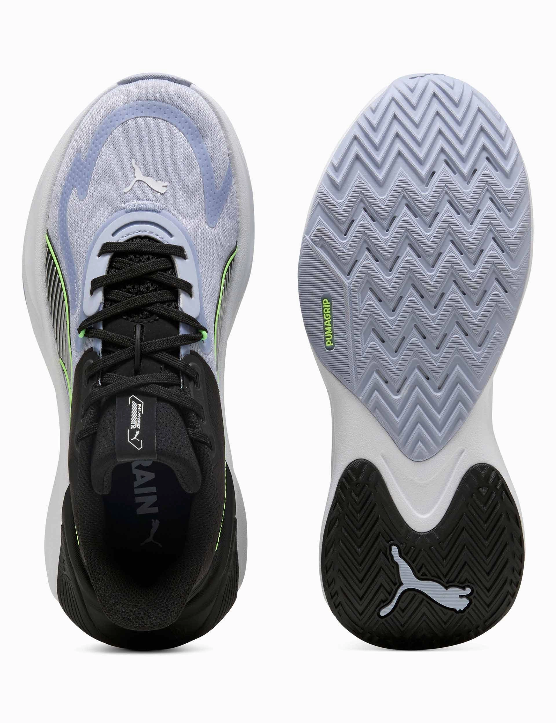 PWR Hybrid Training Shoes - Cool Weather/White/Green Glare Best Running Shoe Daily Trainer
