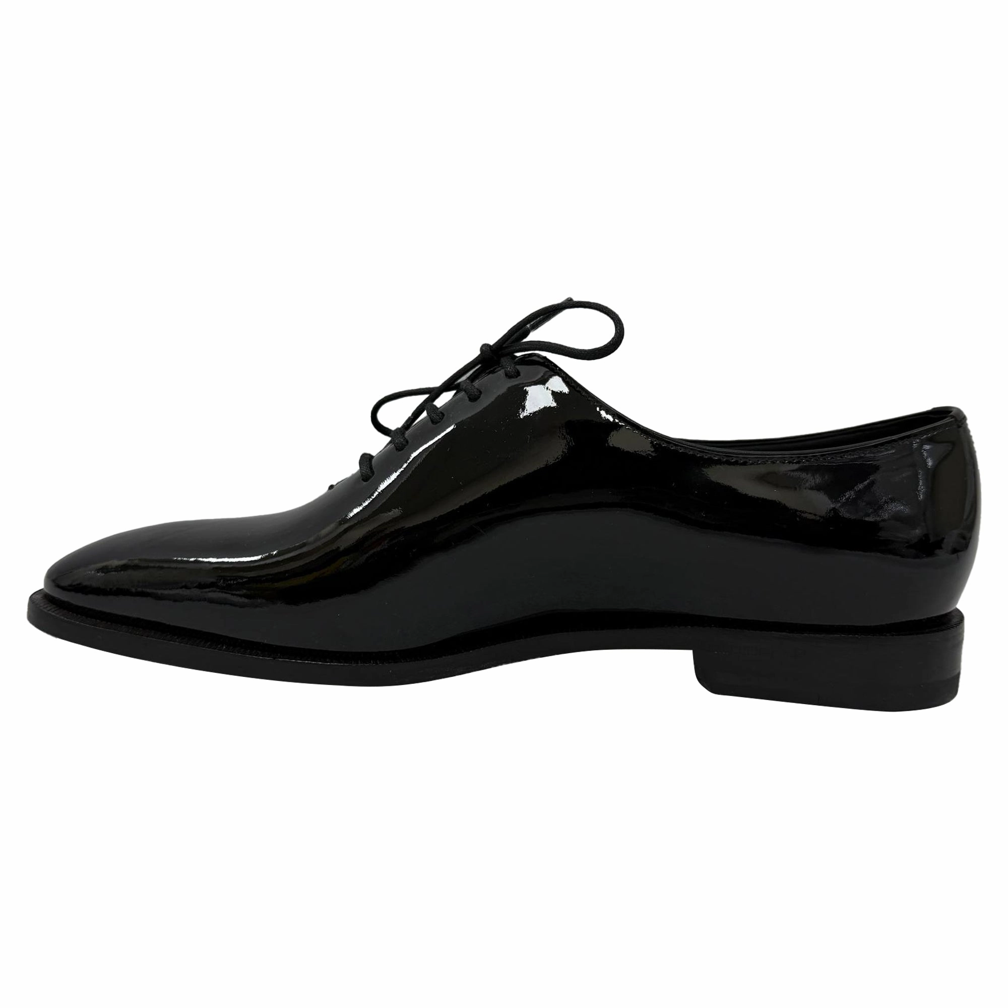 Oxfords Formal Dress Shoes Manolo Blahnik Snowdon Whole-Cut Oxford Shoes in Black Patent Leather