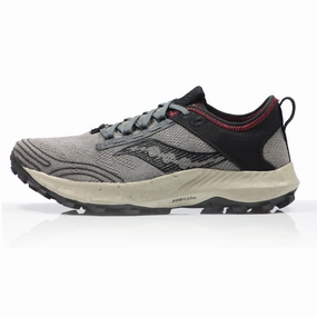 Saucony Peregrine 14 RFG Men's Trail Shoe - Shadow/Black Astral Trail Shoes