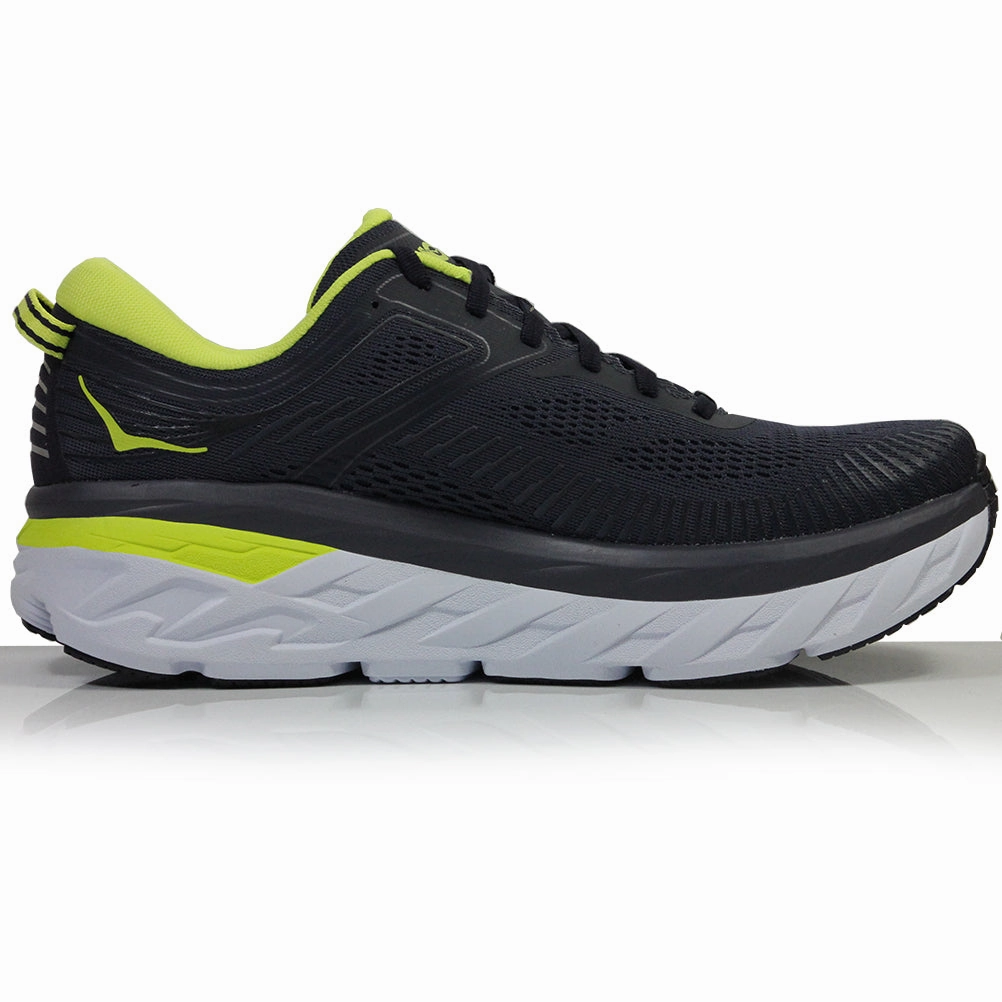 Hoka One One Bondi 7 Men's Running Shoe - Odyssey Grey/Deep Well Track Running Shoes