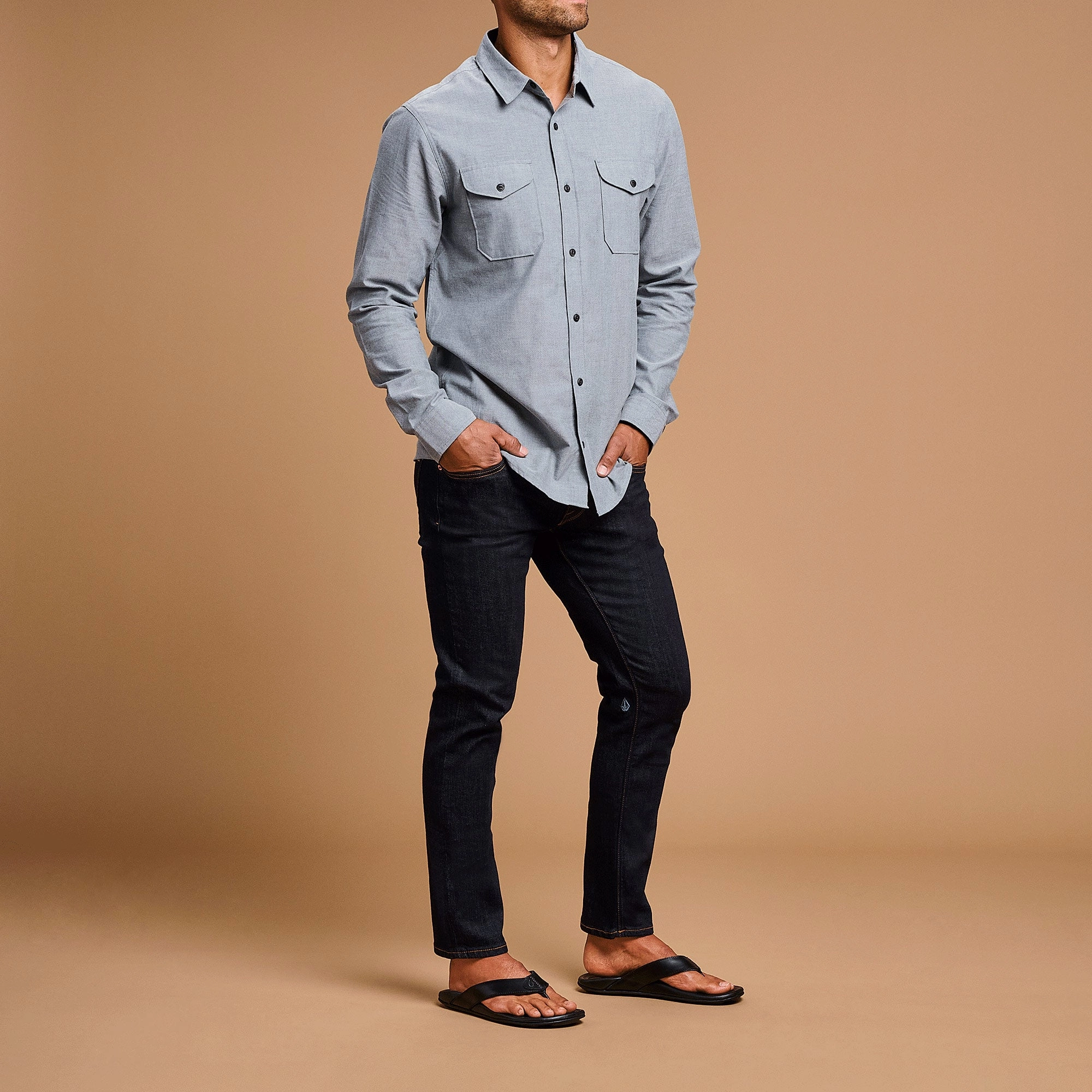 Mekila - Black Payless Flip Flops