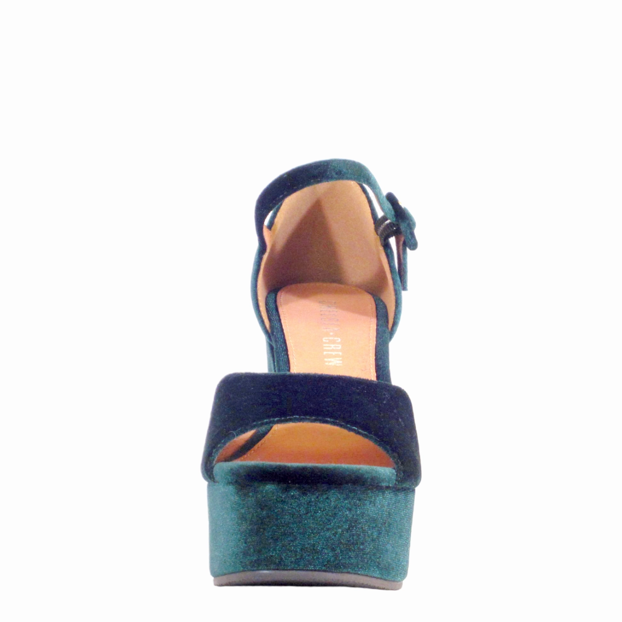 Knee High Boots With Kitten Heel Quill Velvet Platform Heels