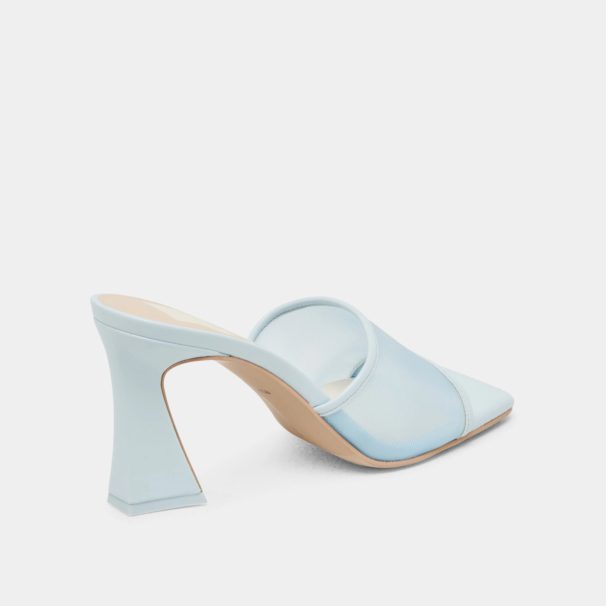 NARDA HEELS ICE BLUE MESH High Heel Mules Open Toe