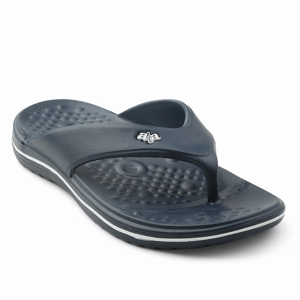 A-HA Casual Blue Flip Flop For Men BEACHTIME By Liberty Flip Flops Sliders