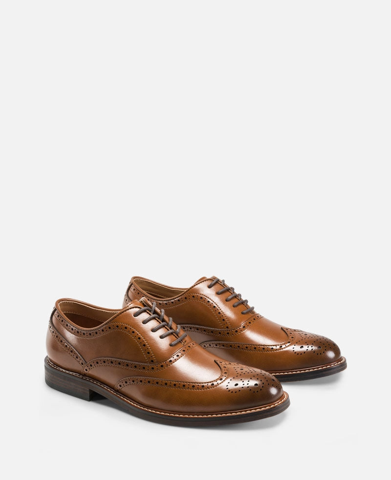 Full Brogue Derby Boot REACTION - Lance Wingtip Brogue Oxford
