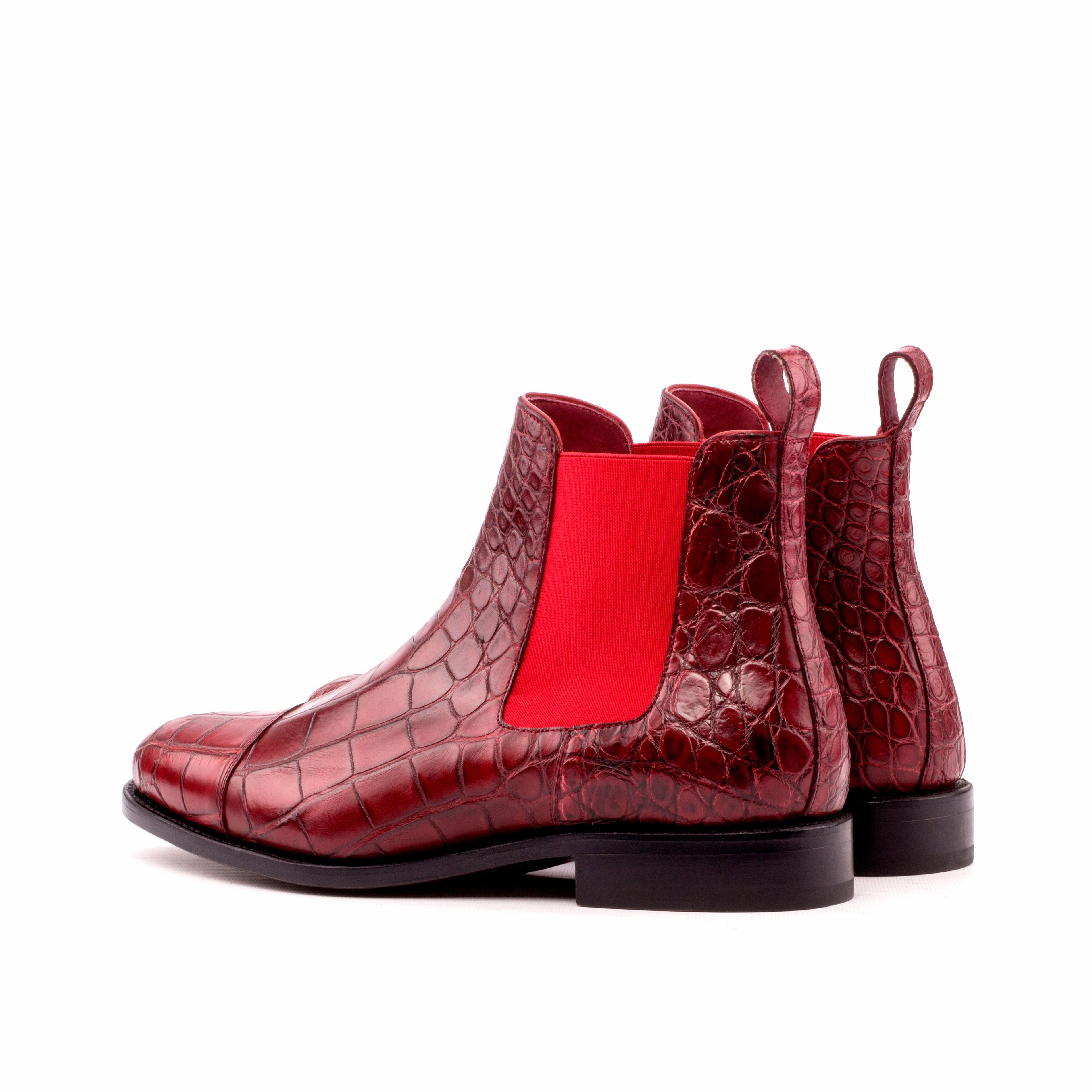 Red Alligator Chelsea Boots Thursday Boot Chelsea