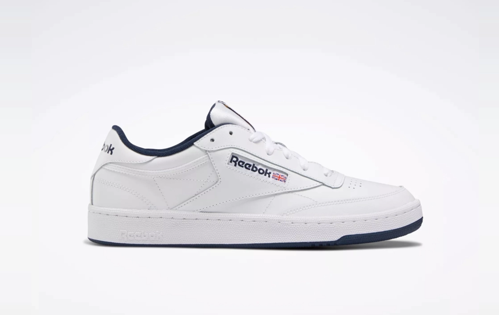 Training Sports Shoes Reebok Unisex Club C 85 - White/Navy (100050)