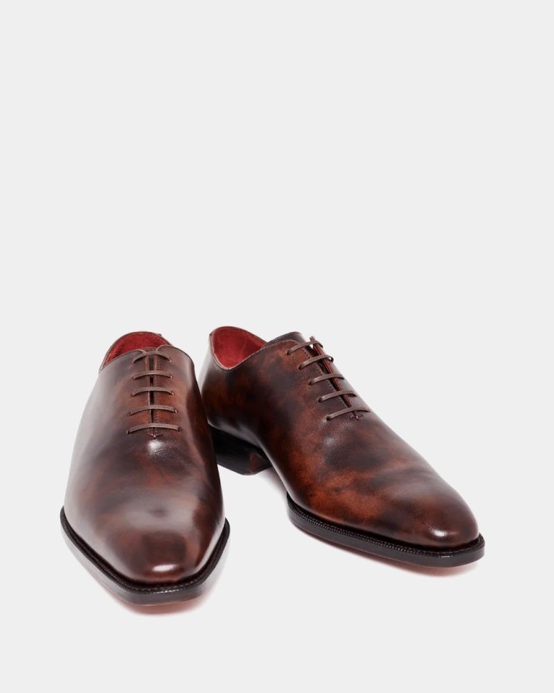 Diemme Cornaro Oxfords Museum Brown Wholecut Oxford Dress Shoe
