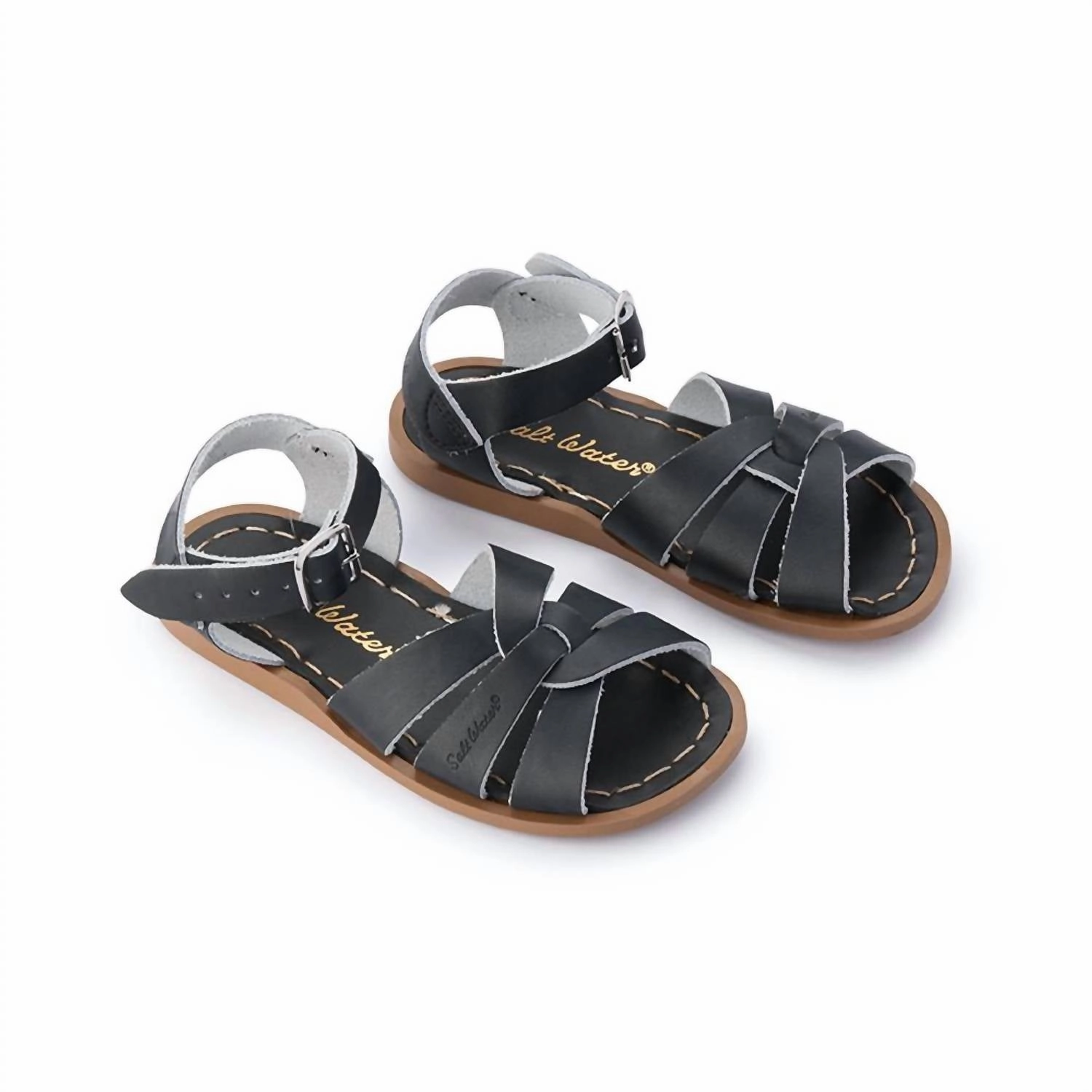 Women's Adult To Kids Original Flat Sandals In Black Sandals Sea Bubble Triple