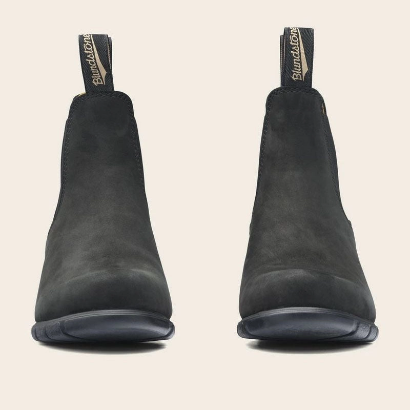 Best Chelsea Boots Under 300 Blundstone 1960 Heeled Chelsea Boot in Black Nubuck