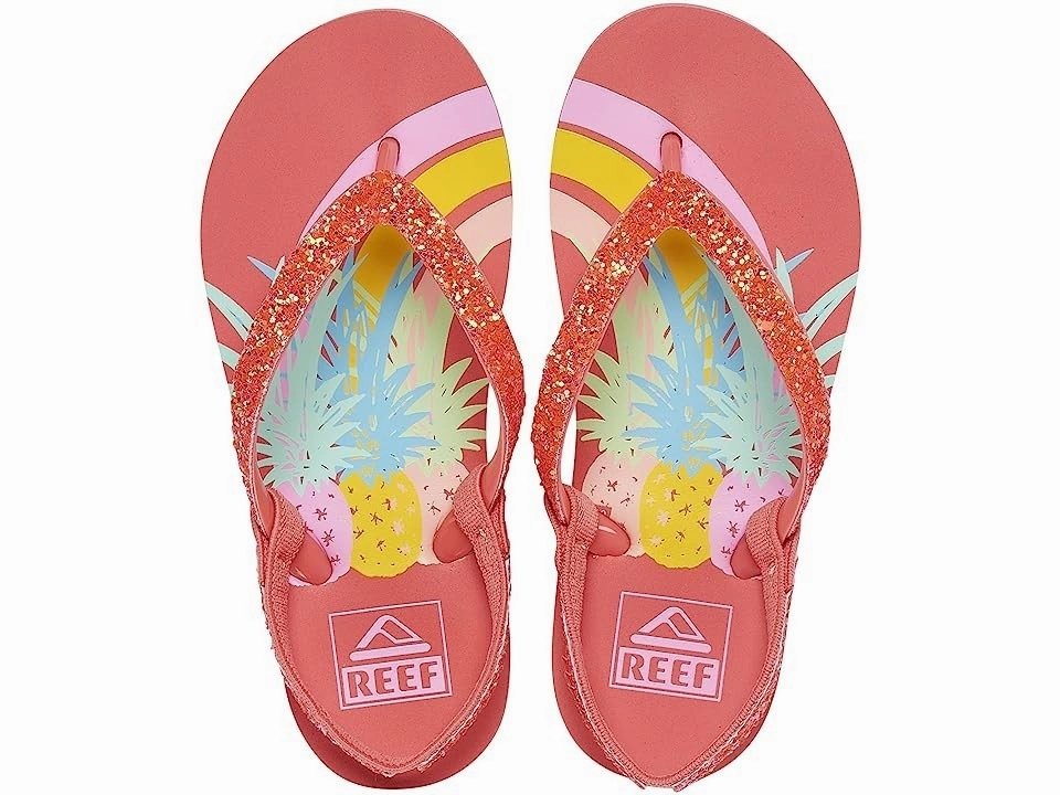 Reef Little Stargazer CJ2021 Sandals Kids Pink Heel Strap Flip Flops JOBB727 Nice Flip Flops