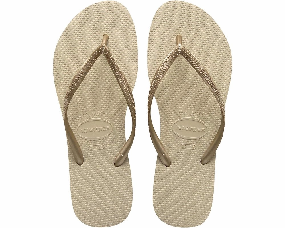HAVAIANAS SLIM - BEIGE Backpacking Flip Flops