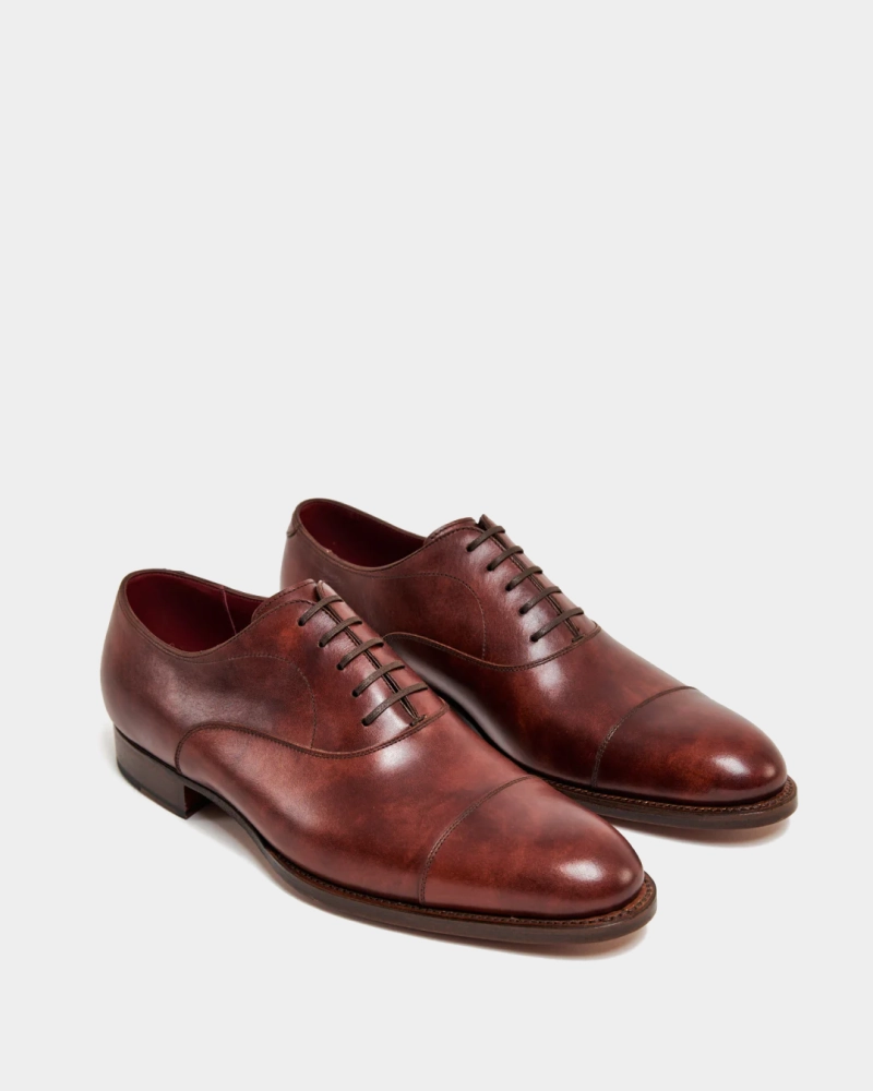 Museum Cognac Cap Toe Oxford Dress Shoe Duty Oxfords