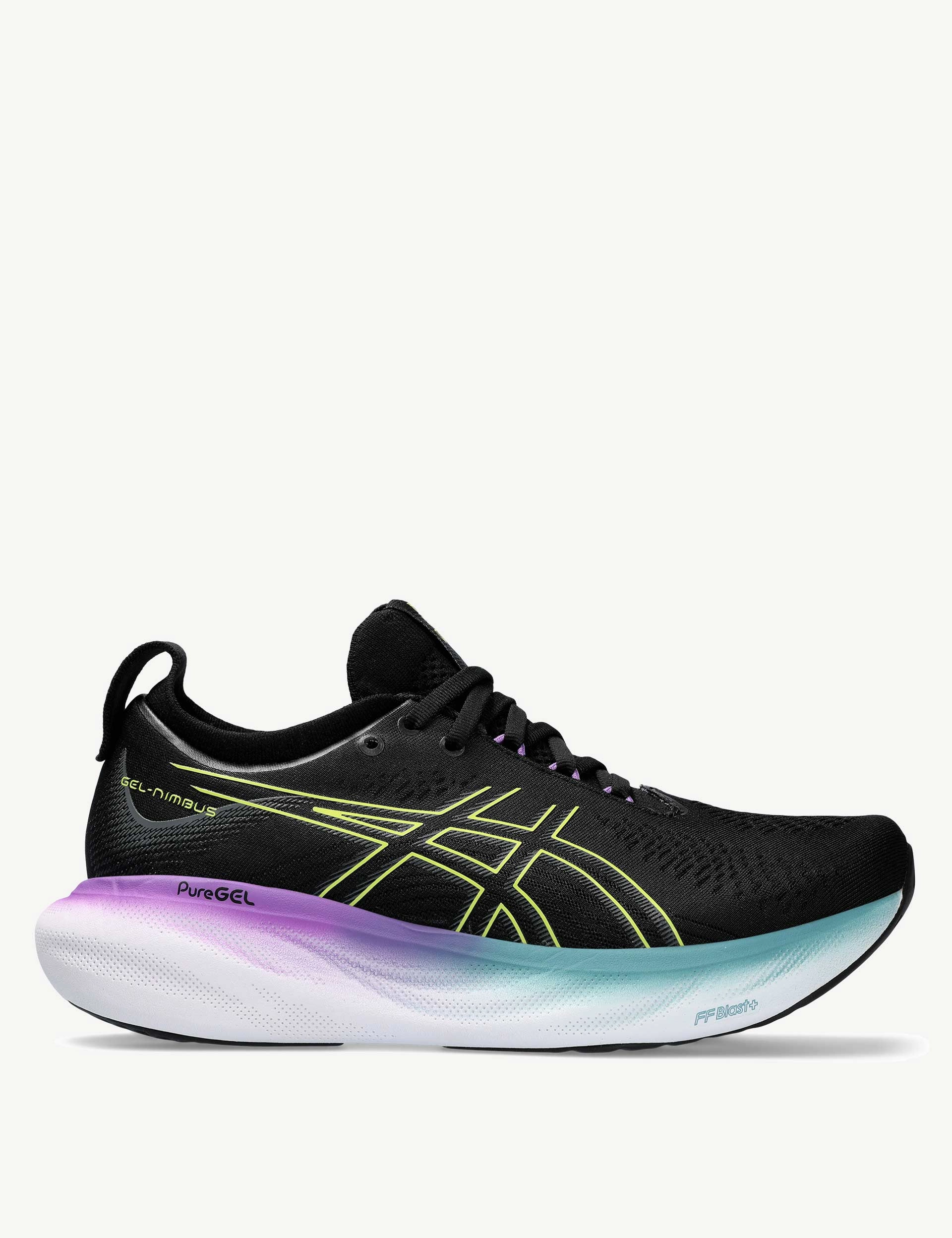 Asics Shoes Noosa Tri 13 Gel-Nimbus 25 - Black/Glow Yellow