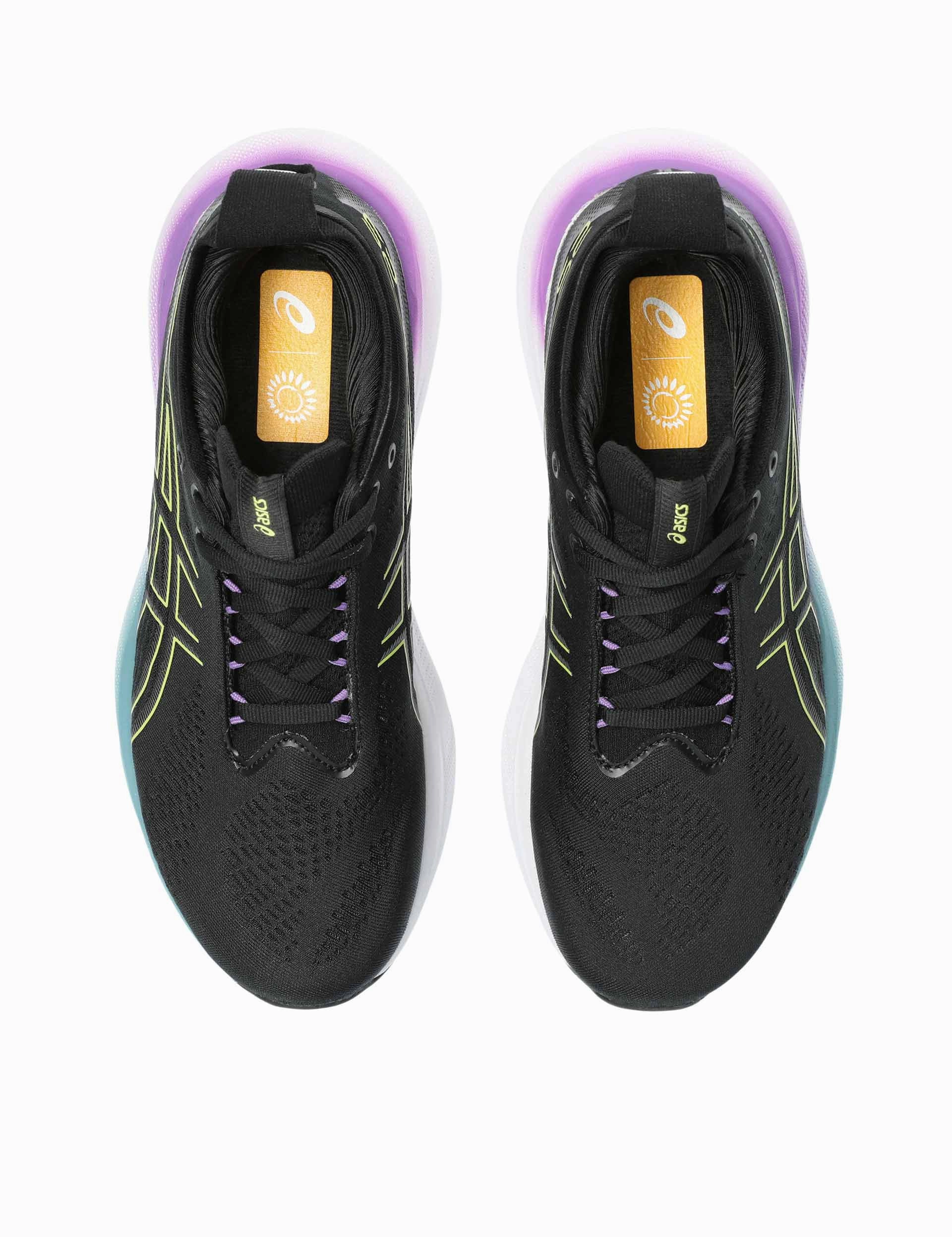 Asics Shoes Reviews Gel-Nimbus 25 - Black/Glow Yellow