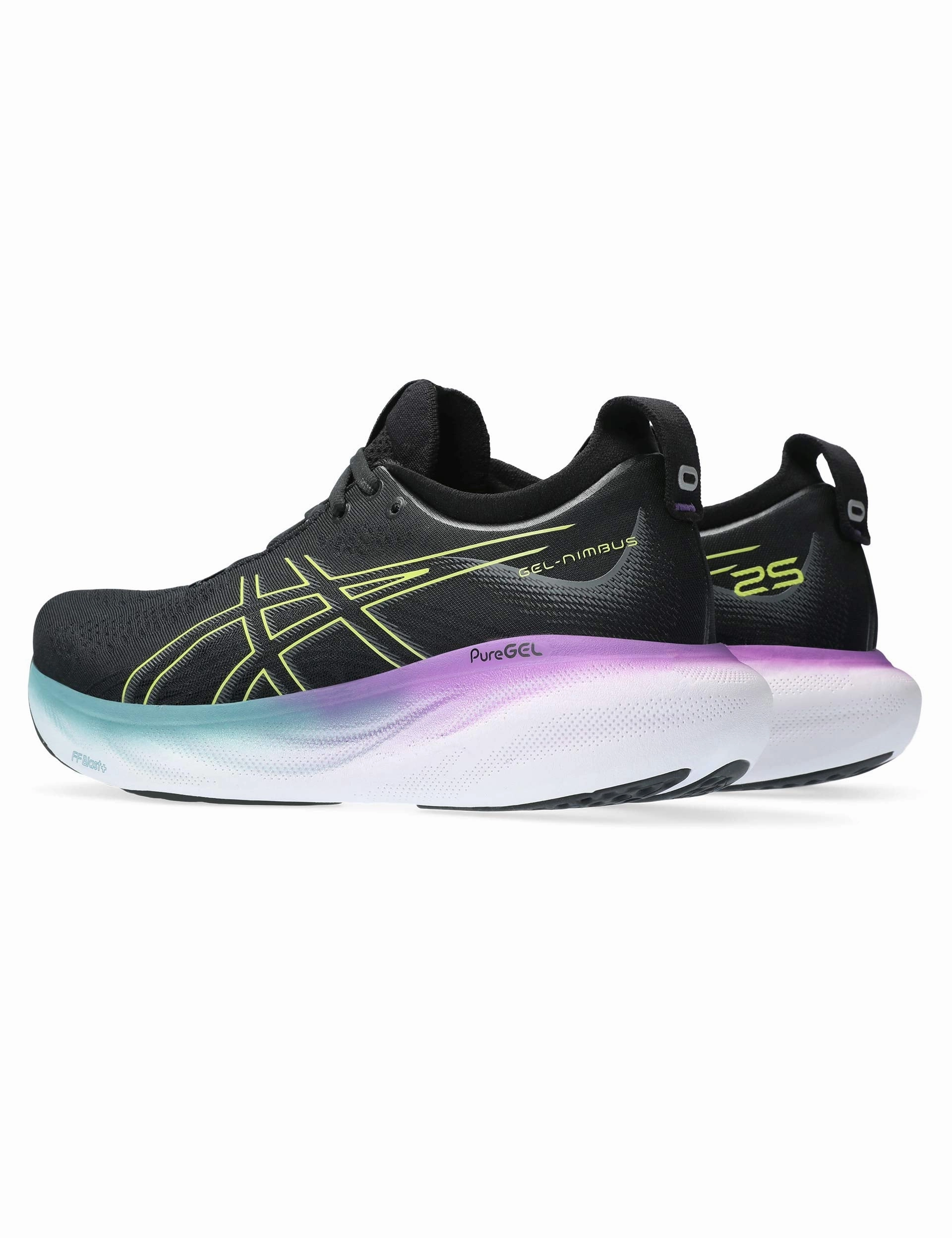 Asics Fifty Four Wrestling Shoe Gel-Nimbus 25 - Black/Glow Yellow