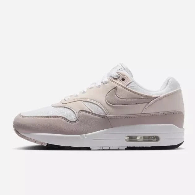 Nike Air Max 1 DZ2628-106 Sneakers Women's Platinum Violet Leather Shoes RHS4698 Friday Deals For Nike Shoes
