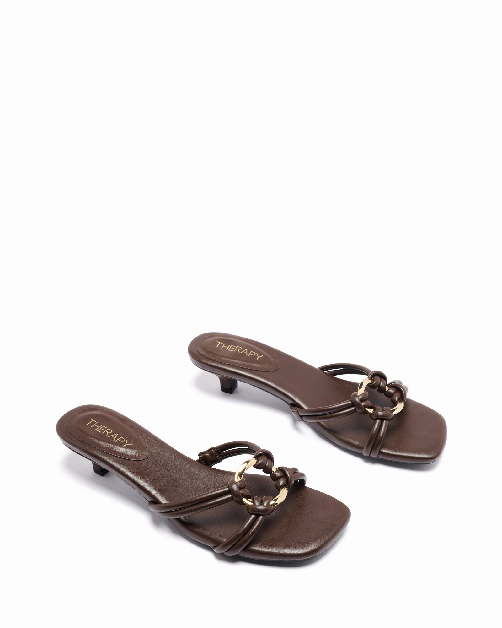 Haze Heel Chocolate High Heeled Otk Boots