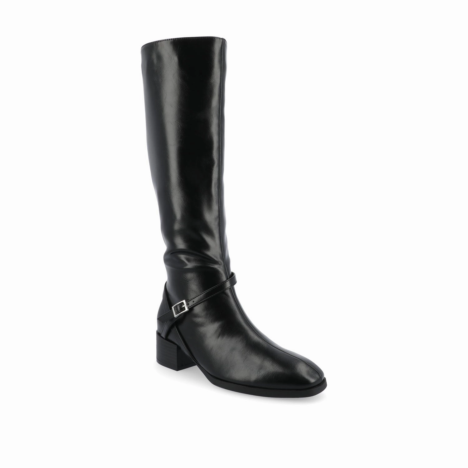 Boots Knee High Block Heel RHIANAH KNEE HIGH BOOTS IN WIDE CALF