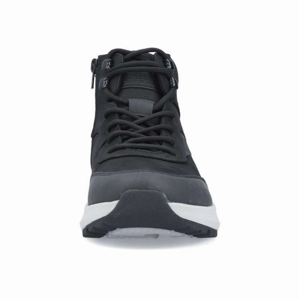 Rieker Thorben 30 Black Textile Boot (Men's) Raining Boots