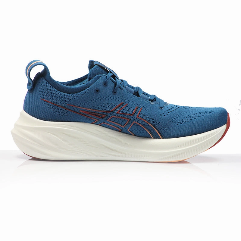 Asics Wrestling Shoes Omniflex Asics Gel Nimbus 26 Men's Running Shoe - Rich Navy/Faded Orange