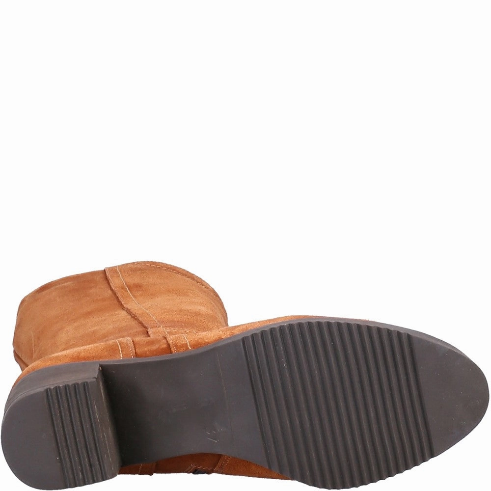 Pointed-toe Leather Knee-high Boots Riva Lucy Boots