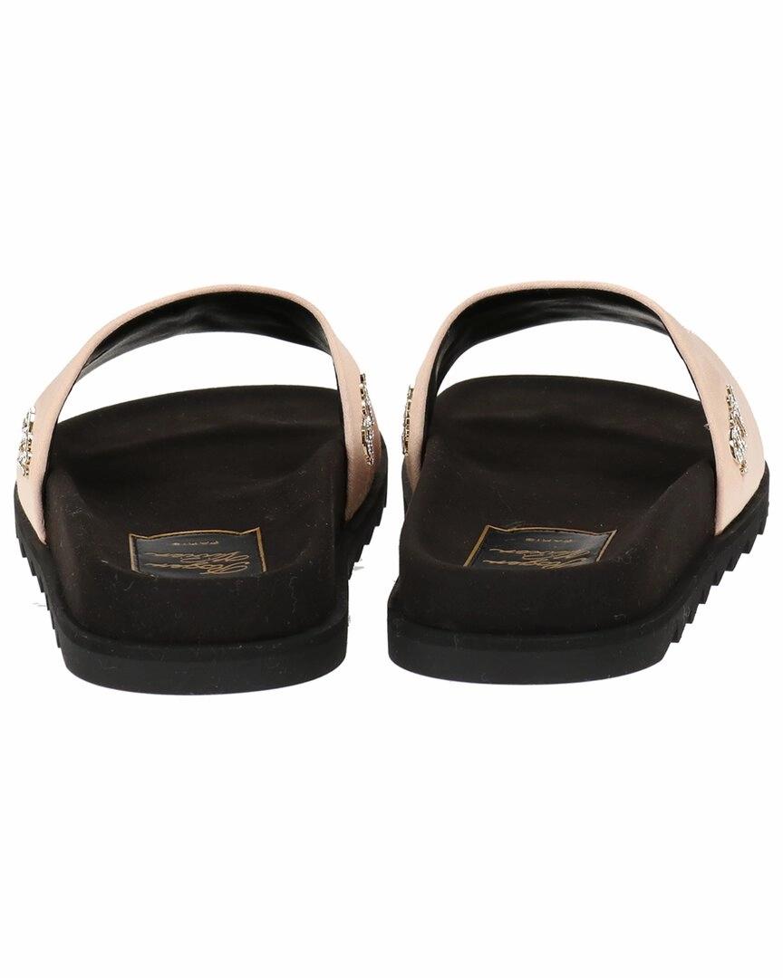 Roger Vivier Pool Slidy Satin Slide Xx Wide Slippers