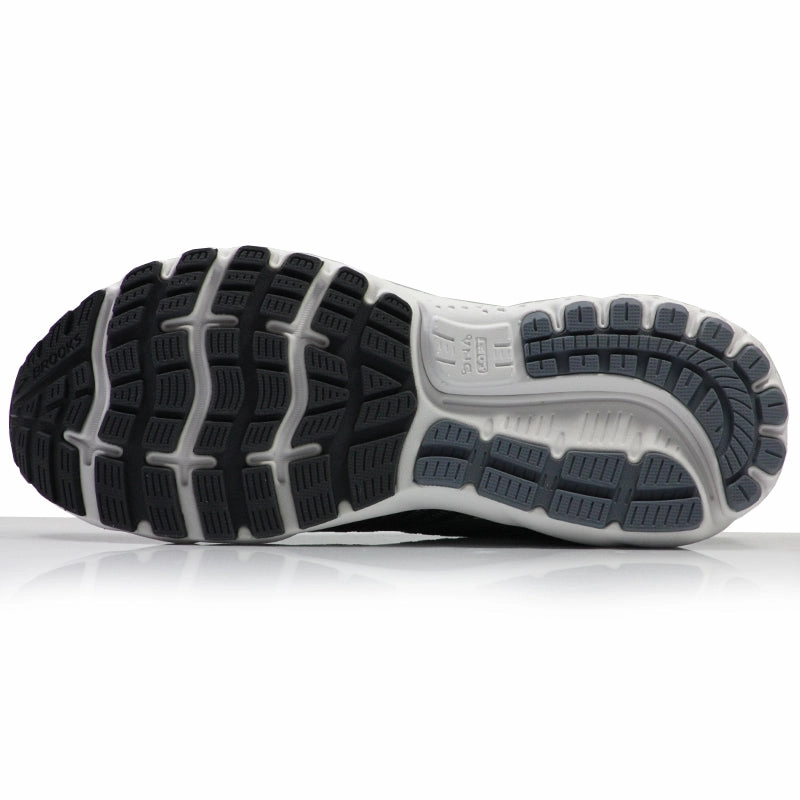 Running Shoe Inserts Brooks Ghost 12 Men's Running Shoe - Ebony/Grey/Gecko