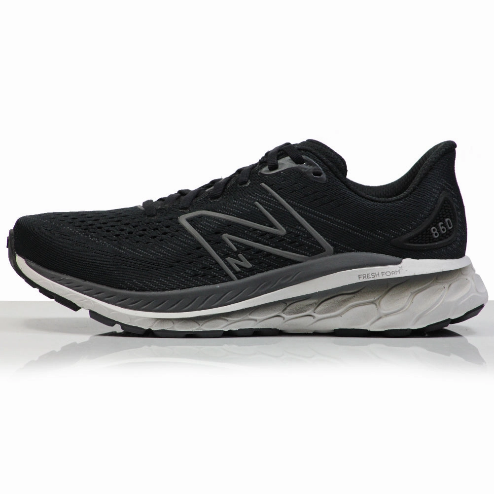 New Balance Fresh Foam X 860v13 Wide Fit Men's Running Shoe - Black/White/Magnet Running Shoes Online Coupons