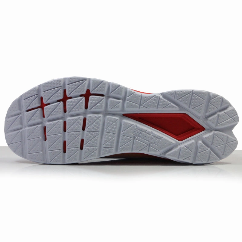 Hoka One One Mach 4 Men's Running Shoe - White/Fiesta Run Away Shoes Bay