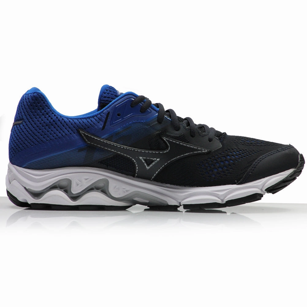 Mizuno Wave Inspire 15 Men's Running Shoe - Blue/Black/White Best Running Distance